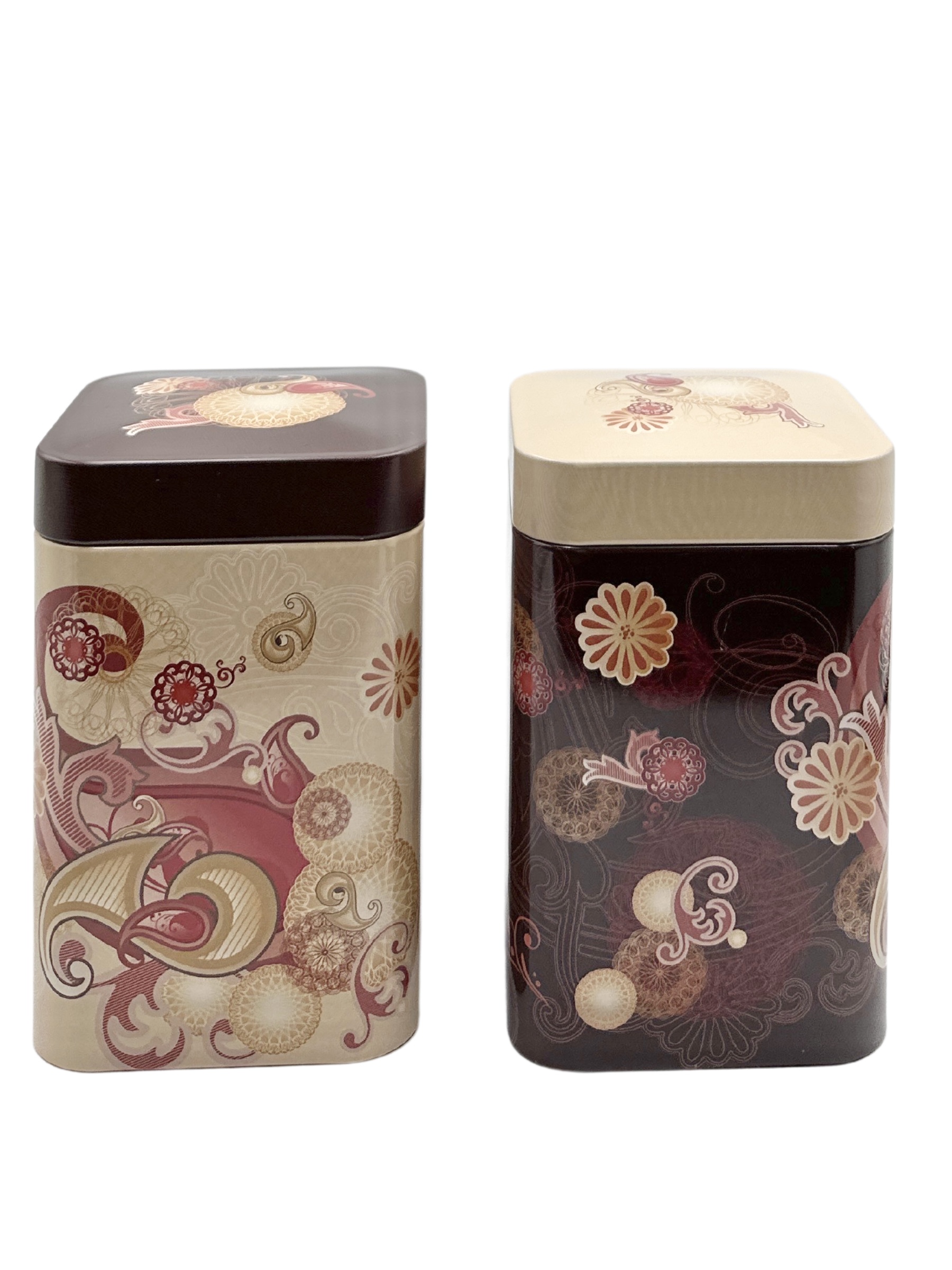 Paisley Square 100g Retro Tea Caddy